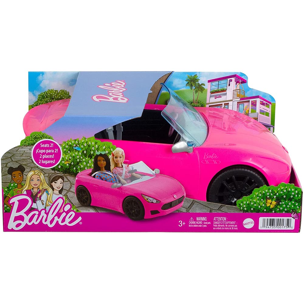 licht verontreiniging tv Barbie Convertible 2-Seater Vehicle, Pink Car with Rolling Wheels &  Realistic Details - Sawesome Toys