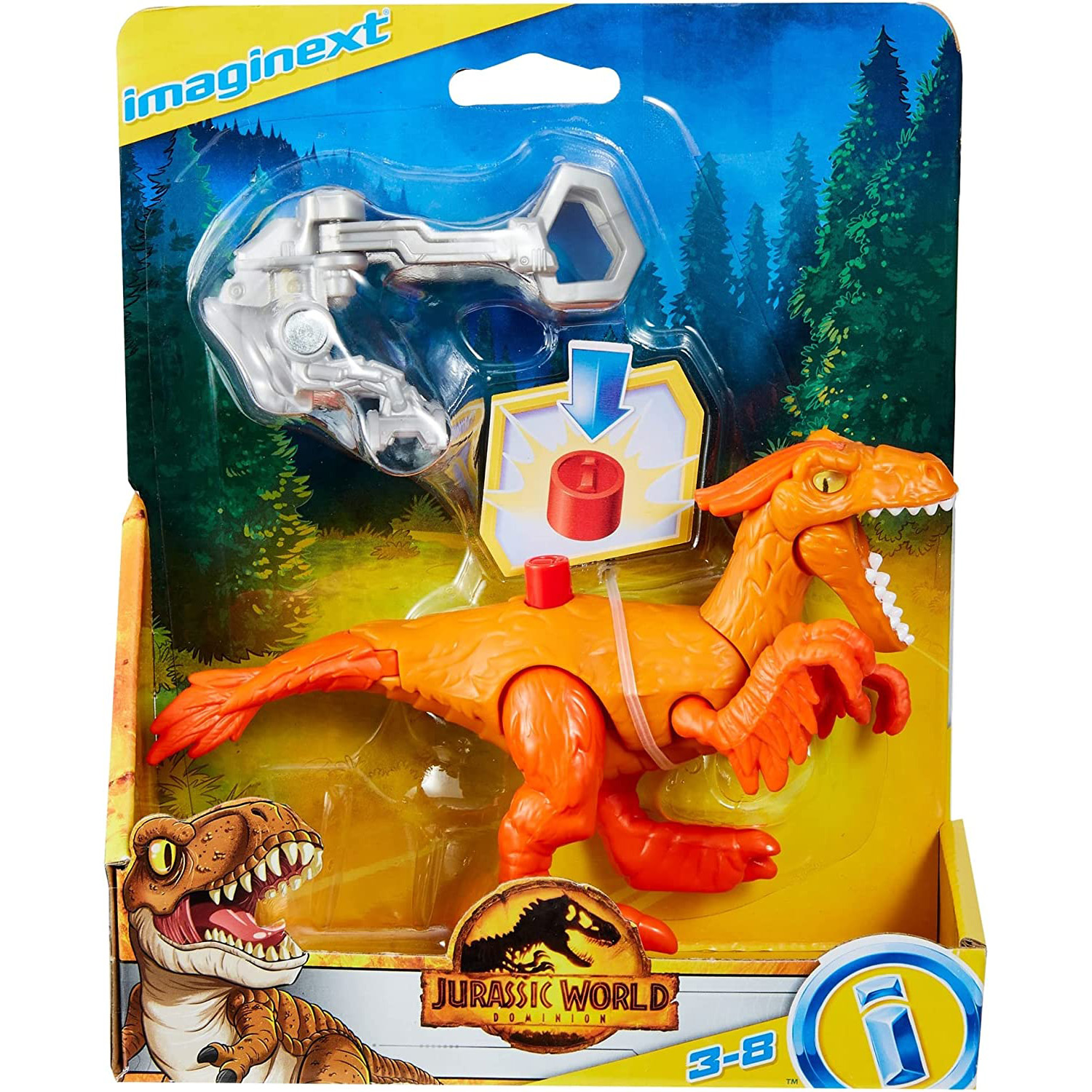 Fisher Price Imaginext Jurassic World Dominion Pyroraptor Dinosaur
